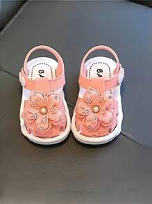 Sandalias de niños con diseño de carro de dibujos animados, suela blanda para interior/exterior, tipo slip-on, para verano, para niños
