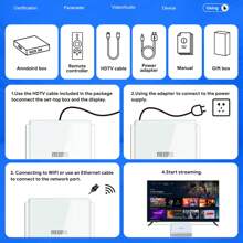 1 台 MECOOL Android 电视盒 KM2 Plus 豪华版，配备 4GB RAM+32GB ROM，4K 认证杜比全景声和杜比视界，1000M LAN 端口，WIFI6，BT 5.0 游戏，Android 11 4K 媒体播放器 - 英標插頭 - 查看 7