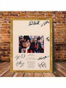 1PC Frameless Canvas Art Poster - Creative Wall Decor For Home, Bedroom, Kitchen, Living Room, Bathroom, Office, Cafe, Hotel - For Movie Fans - Perfect Gift For Home Decor Enthusiasts