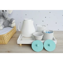 Baby Hygiene Kit Care Bedroom Porcelain Thermal Tray Bath Girl Boy K072 - 薄荷藍 - 查看 6