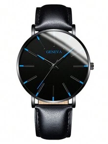 Set de 6 relojes de cuarzo de estilo deportivo y punk para hombres - Multicolor - Ver 5
