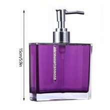 5PC/Set Acrylic Bathroom Accessories: Bath Cup, Bottle, Toothbrush Holder, Soap Dish