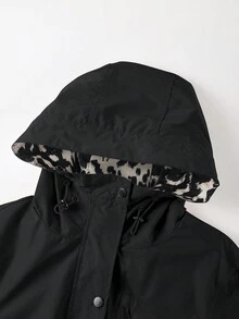 Risissida Women's Reversible Wind Jacket With Pockets - Fashionable And Comfortable Spring/Autumn Commuter Jacket - Black - View 6