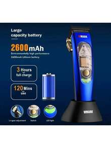 Wmark NG-9004 10,000 RPM Hair Clipper - Multicolor - View 7