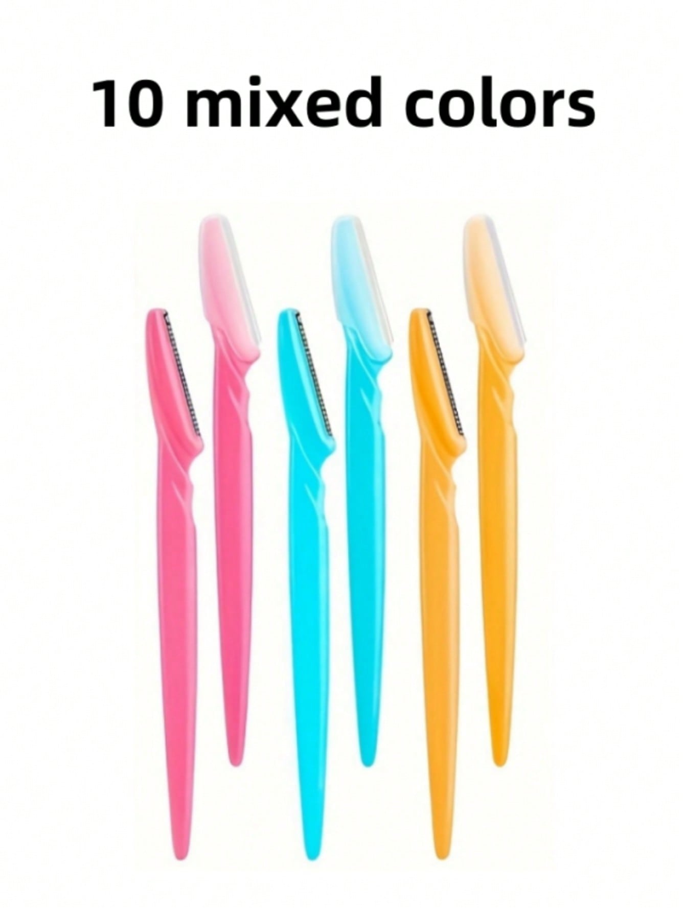 طقم 30 قطعة مقصات حواجب من الفولاذ المقاوم للصدأ م...