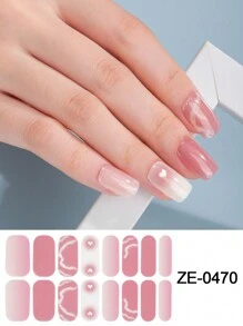Mahonie Nieuwe Japanse En Zuid-Koreaanse Nagelsticker Waterdichte Nagelolie Film Warm Geverfd Online Rode Ins Nagelsticker Mix Ontwerpen Rode Nagellak Strips Met 1pc Nagelvijl Set Nagelkleur Strips Gel Nagel Wraps Voor Vrouwen Gel Nagelkunst Stickers Decals Manicure Kit Rode Serie Nagellak Stickers