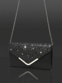 Bolso de noche con rhinestones para mujer, set de 4 pinzas para la oreja con rhinestones para novia y boda, gargantilla, brazalete y colgante, bolso brillante perfecto para fiesta, boda, baile de graduación, cena/banquete, vestido de novia, ropa formal, vestido de baile de graduación, vestido de cumpleaños