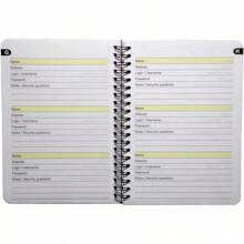 Mentor Creations My Password Book - 7" X 5" Quick Search Design Password And Private Code Journal (Green Marble, Regular) - Green Marble - View 4