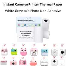 Mini Printer Thermal Papers Grayscale HD Photo Thermal Paper For Instant Camera Refill Print Paper Mini Printer Camera Accessories - Multicolor - View 1