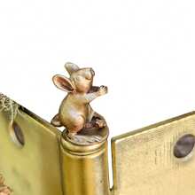 1 件磁性铰链头装饰，家居装饰铰链头磁性顶部装饰，适合动物爱好者（部分配件随机）