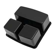 Rainaut 16 PCS Classroom Caddies With Handle, Classroom Storage Caddies Stackable Utility Caddies Space Saving For Schools, Homes, Offices, Black (9.3 * 8.9 * 3.5in) - Black - View 9