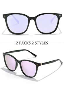 1 副女士偏光太阳镜,带镜面镜片和 UV400 防护 - 时尚大号眼镜可爱太阳镜海滩太阳镜女士海滩配饰太阳镜太阳镜遮阳基本款和适合毛衣牛仔裤运动裤连帽衫夹克连衣裙和长袖衬衫的时尚遮阳优雅装扮家庭出游旅行度假夏季海滩度假、户外、旅行 - 彩色 - 查看 22