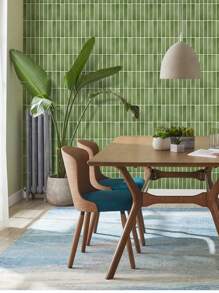 10 Pcs Matte Peel And Stick Tile Backplash, 3D Tile Stickers For Bathroom, 3D Wall Panels Indoor, Kitchen Decor, Modern Wall Decor - Multicolor - View 7