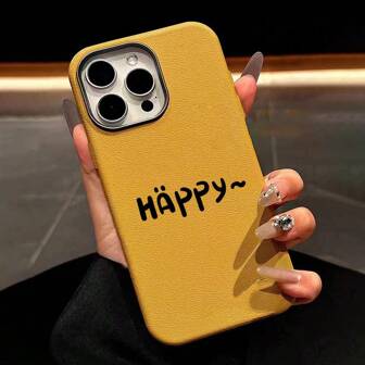 1 件黄色鳄鱼皮金属边框手机壳适用于 iPhone 16 Pro Max、11、12、13 Pro Max、14 Pro Max、15