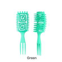 Lược định hình tóc xoăn, Lược chải tóc xoăn, Lược tạo kiểu tóc xoăn, Lược chải tóc có lỗ thông hơi, Dùng để chải và định hình tóc xoăn cho nam và nữ để giảm kéo - Nhiều màu - Xem 15