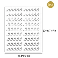 2 件趣味辣味评级计划贴纸、热门书籍评级计划贴纸、辣味评级、书评贴纸、阅读贴纸、学校用品、返校 - 彩色 - 查看 2