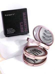 3 Pairs CC Curl Eyelashes Natural Look, Reusable Magnetic Eyelashes With Applicator, No Glue Needed Magnetic Eyelashes Magnetic Lashes Kit, Easy To Wear And Remove,Natural Looking, 3D Natural Spiky Manga Lashes Fluffy Wispy Soft Lashes Fake Eyelashes False Eyelashes Strip,Natural Soft Eyelash Criss Cross Wispy Fluffy Lashes,Naturally Slender, Curled And Enlarged Eyes,For Women To Use Travel, Party For Parties Travel School Daily Work Etc - 黑色 - 查看 5
