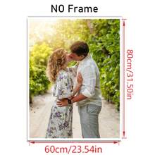 1 Canvas Customized Photo With DIY Photo Frame Or Frameless Poster, Valentine's Day Gift, Customized Photos For Loved Ones, Family, Friends, And Pets, Dogs, Cats, Large-Sized Home Decoration Suitable For Placing In Living Rooms, Bedrooms, Offices, Tea Rooms, Restaurants, Schools, Bathrooms, Customized Hanging Paintings, Personalized Wall Decoration Paintings,Home & Living,Christmas Home Atmosphere,Souvenirs,Reusable,Adorable,High-Quality - Style 1 - View 35