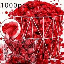 100 قطعة/1000 قطعة من بتلات الورد الحريرية الاصطناعية، بتلات الأزهار المحاكية للواقع، مناسبة لحفلات رومانسية، عيد الحب ، حفلات الزفاف (ديكور غرفة الزفاف، إكاليل وديكورات زهرية) ، أحداث الأزواج، كأكسسوارات خلفية عالية الجودة للزفاف وديكور المنزل والتصوير - متعدد الألوان - مشاهدة 5