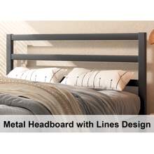 Metal Platform Bed Frame, Classic Style Headboard And Footboard/Under Bed Storage/Mattress Foundation/No Box Spring Required/Easy Assembly - Black - View 3