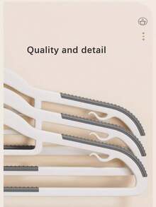 5/10pcs Household Non-Slip And Traceless Hanger With Underwear Hook, Plastic Hanger Saves Space And Rotates 360°, Suitable For Sweaters, Suits, Dresses, Underwear, Camisole, Pants, Ties, Clothes Drying Supplies - Multicolor - View 7