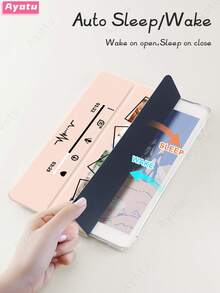 Customized IPad 10th Generation Protective Case, Personalized Leather Cover Compatible With IPad 7/8/9th 10.2", Galaxy Tab S7/S8 11", Tab A7 Lite 8.7", DIY Tablet Protective Shell, Creative DIY Case, Kids, Family, Pets Customized Gift For Birthday, Anniversary, Christmas, New Year, Back To School - Multicolor - View 7