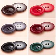 4件装毛呢大衣纽扣批发 女式纽扣 黑色风衣纽扣 毛衣纽扣 羽绒服纽扣 衣服纽扣 各类纽扣 - 黑色 - 查看 10