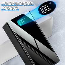 50000mAh Large Capacity Power Bank, Portable Charger, 22.5W Fast Charging Battery Pack Compatible With IPhone 16 15 14 13 & Android Phone Etc, Equipped With Lighting/LED Power Display, 4 USB Ports, Outdoor Emergency Battery Pack, New Year Gift