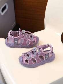 2025 Kinder Sommer Sandalen mit geschlossener Zehenpartie, rutschfeste weiche Sohle Anti-Kick Schuhe für Kleinkind Mädchen & Jungen