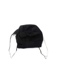 Baby Hat For Spring, Autumn, Winter Season, 0-1 Years Old, Warm, Comfortable, Breathable, With Long Cartoon Rabbit Ears That Act As Ear Protection, Suitable For Boys And Girls