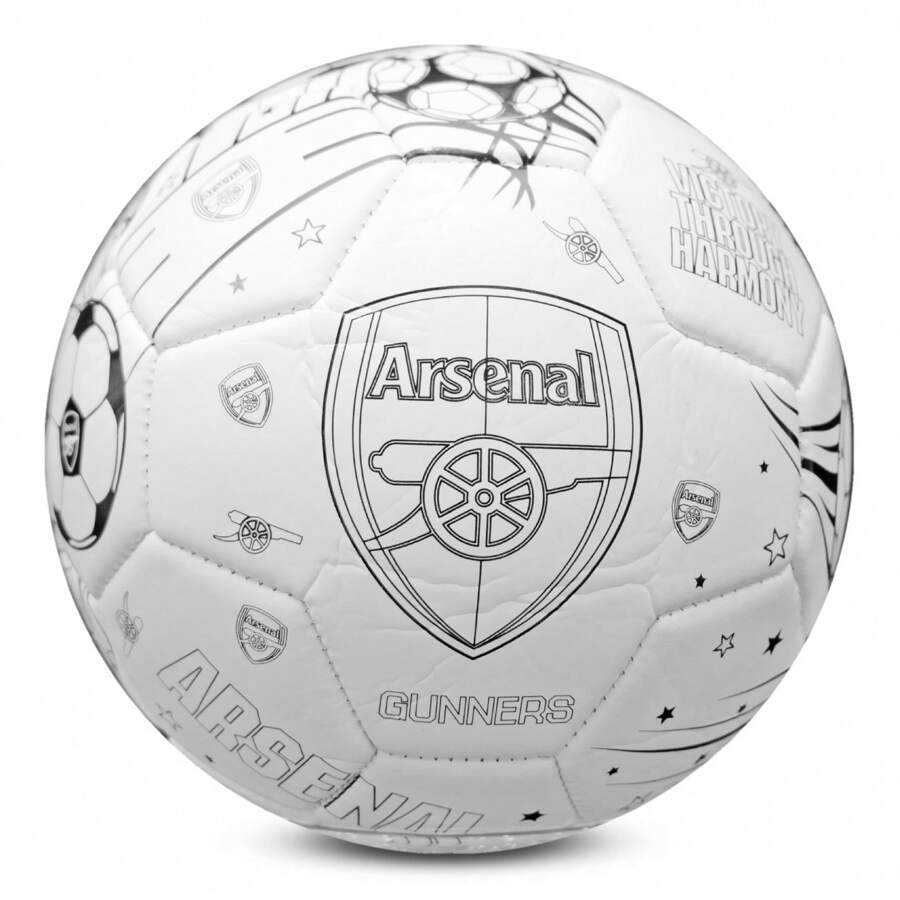 Arsenal F.C. Arsenal Mini Colour In Customisable Football - White - View 1