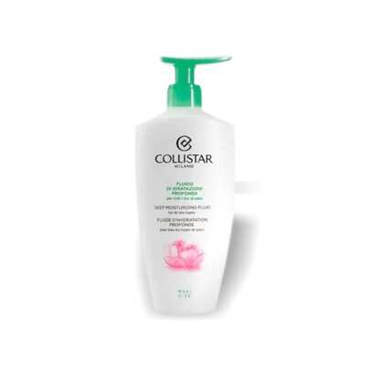 Collistar Deep Moisturizing Fluid 400 Ml – Floral Peony Scent, Long-Lasting Hydration For All Skin Types, Fast-Absorbing Texture, Intense Nourishing Formula, Daily Body Care Essential For Smooth Skin, Luxury Beauty Treatment