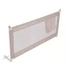 180CM Bed Guards Folding Bed Rail Protection Guard - Beige - View 3