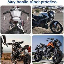 MOLOLAN 2 Piezas De Espejo Moto Retrovisor Lateral Deportivo Universal Estilo Diamante Motocicleta Cuatrimoto Rotacion de 360 Grados,Los espejos retrovisores de motocicleta se adaptan a la mayoría de las motocicletas. Espejo retrovisor especial para motocicleta, a prueba de golpes y anticaídas.Espejo retrovisor universal para motocicleta , espejo retrovisor deportivo para motocicleta, espejo retrovisor para motocicleta de carreras callejeras a prueba de golpes,Los espejos retrovisores de motocicleta se adaptan a la mayoría de las motocicletas. Espejo retrovisor especial para motocicleta, a prueba de golpes y anticaídas. - Negro - Ver 10