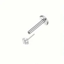 ORAZIO ORAZIO 1-8 Piezas Pendientes Helix de 16G para Mujeres, Aros para el Labio sin Rosca de Inserción, Aros para Tragus, Medusa, Concha, Monroe, Piercing y Joyería