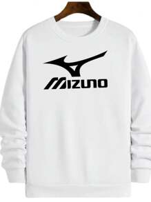 Unisex Crew Neck Sweatshirt Hoodless Top - White - View 1