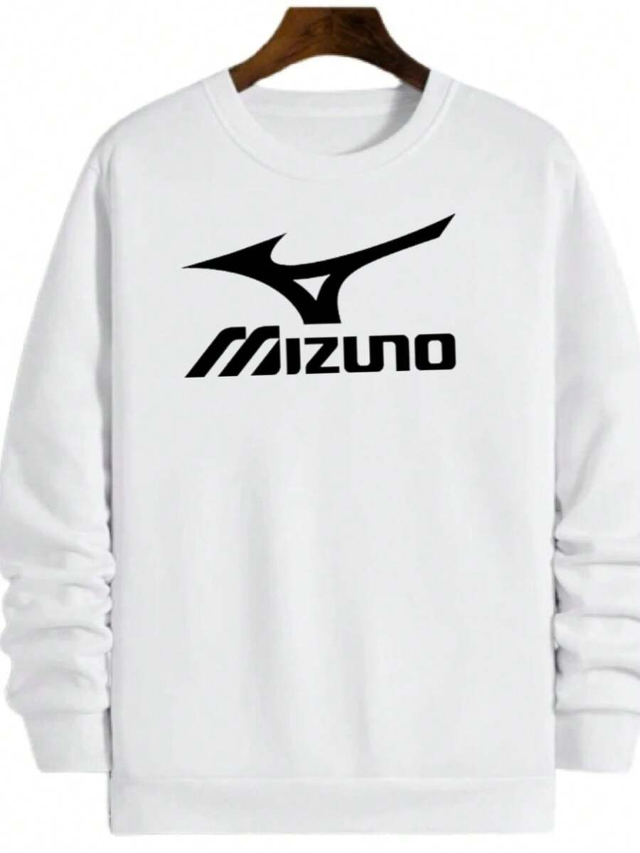 Unisex Crew Neck Sweatshirt Hoodless Top - White - View 1