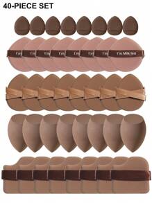 5/10/20/30/40/50/60/80/100PCS Makeup Tools Set Including:10PCS Makeup Sponges For Liquid Makeup+10PCS Mini Makeup Sponges For Liquid Makeup+10PCS Triangle Powder Puffs For Loose Powder And Makeup Setting+10PCS Air Cushion Powder Puffs For Facial Makeup+10PCS Mini Air Cushion Powder Puffs For Facial Concealer Makeup,Makeup,Cheap,Room Decor,Vanity,Travel,Bedroom,Makeup Accessories,Puff,Makeup Blender,Powder Puff,Makeup Sponge,Cheap,Stocking Stuffers,Makeup,Makeup Tools,Cheap Stuff,Gifts,Gifts For Women,Christmas Gifts - 彩色 - 查看 17