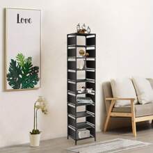 10 Tier Shoe Rack Metal Narrow Shoe Rack For 10 Pairs Tall Shoe Rack Space Saving Shoe Organizer For Living Room Entryway Hallway And Cloakroom - Variant1 - View 1
