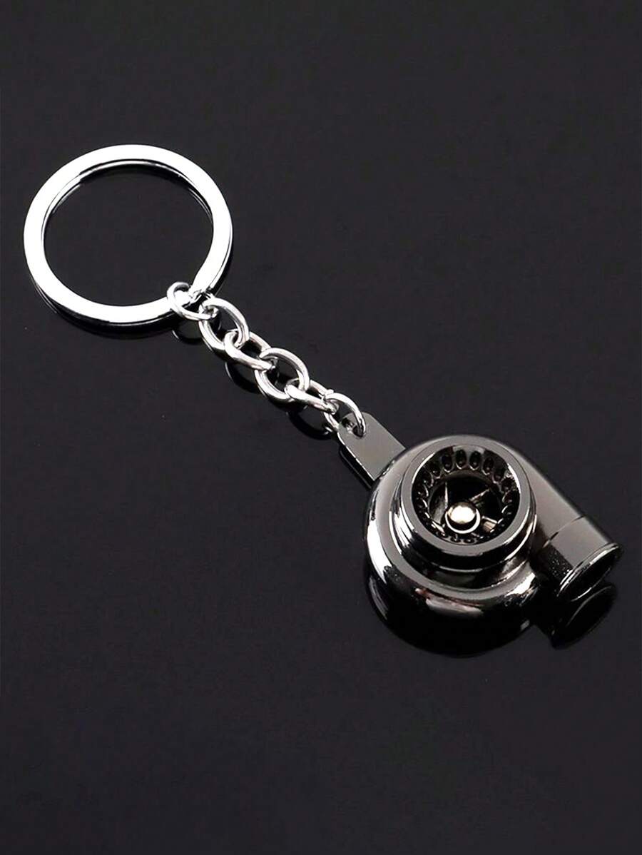 1/4 涡轮增压器钥匙扣，汽车零件，模型钥匙扣，涡轮增压器形状钥匙扣，创意涡轮增压器钥匙扣，金属钥匙扣，汽车零件旋转涡轮增压器钥匙扣，钥匙圈，包饰，可用于悬挂背包、相机、带肩带的书包、带文件袋、汽车配件包。 - 彩色 - 查看 1