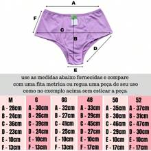 Kit 7 Calcinha Tangão Plus Size e Regular Cintura Alta Pala Larga Senhora Escode Culote Confortável Modeladora Maternidade - Multicolorido - Visão 11