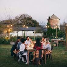 Juego de 2 sillas de Comedor de Metal para Interiores y Exteriores, sillas de Metal para Cocina, Silla de Restaurante de 18 Pulgadas de Altura de Asiento apilable de Metal de 350 Libras de - 1 - Ver 4