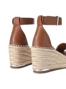 Women's Wedge Sandals Open Toe Espadrilles Sandals Comfortable Dressy Ankle Strap Platform One-Strap Sandals Suitable For Work Beach Holiday Summer Shoes - màu nâu - Xem 11
