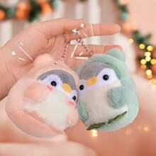 Cute Bear Transforming Penguin Keychain , Cartoon Backpack Doll Pendant, Anime Bag Accessories Key Chain, Best Gift For Woman, Christmas, Halloween, Thanksgiving Day