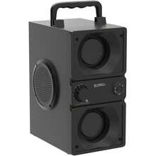 Altavoz Bluetooth, portátil con Bluetooth Boombox con 40 W (pico de 60 W) estéreo dual Woofers y altavoz inalámbrico para fiesta en casa, 2400 minutos de tiempo de juego, adecuado para fiestas, - 1 - Ver 4