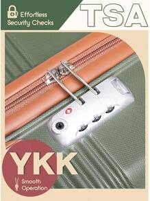 Carry On Luggage 22x14x9 Airline Approved, 20-Inch Hard Shell Suitcases With Wheels, ABS Lightweight Carry On Suitcase With TSA Lock