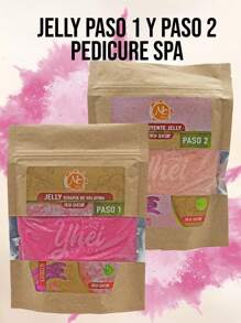 Jelly Pedicure SPA Step 1: Jelly Therapy 200g & Step 2. Thinner 400g, McNails. - 粉色 - 查看 1