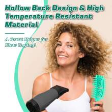 Lược định hình tóc xoăn, Lược chải tóc xoăn, Lược tạo kiểu tóc xoăn, Lược chải tóc có lỗ thông hơi, Dùng để chải và định hình tóc xoăn cho nam và nữ để giảm kéo - Nhiều màu - Xem 6