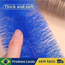 Escova De Ventilador Flexível Microfibra Removedor De Poeira Doméstica Limpeza Dobrável Ar Condicionado Obturador - Cinza - Visão 7