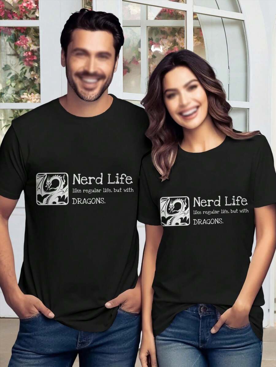 Valentine's Day Dungeons Dragons Slayer T-Shirt For Women Nerd Life Crawler Tee